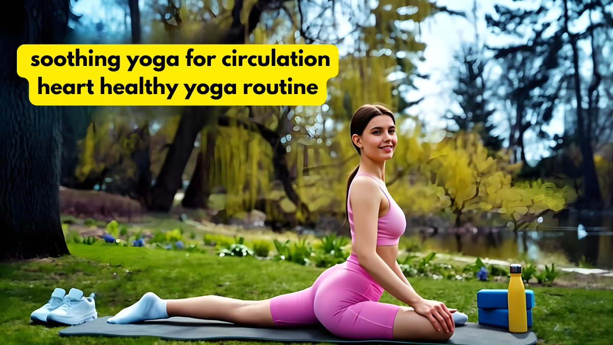 soothing yoga for circulation, heart healthy yoga routine