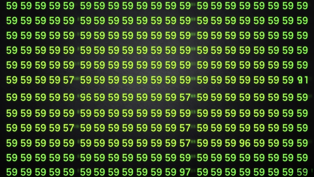 visual IQ test, find inverted 56