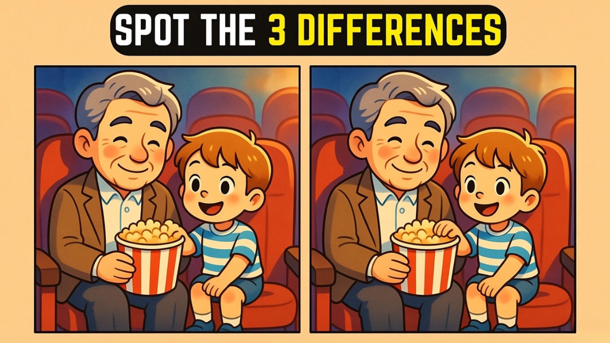 grandpa grandson visual challenge, find the 3 clues image test
