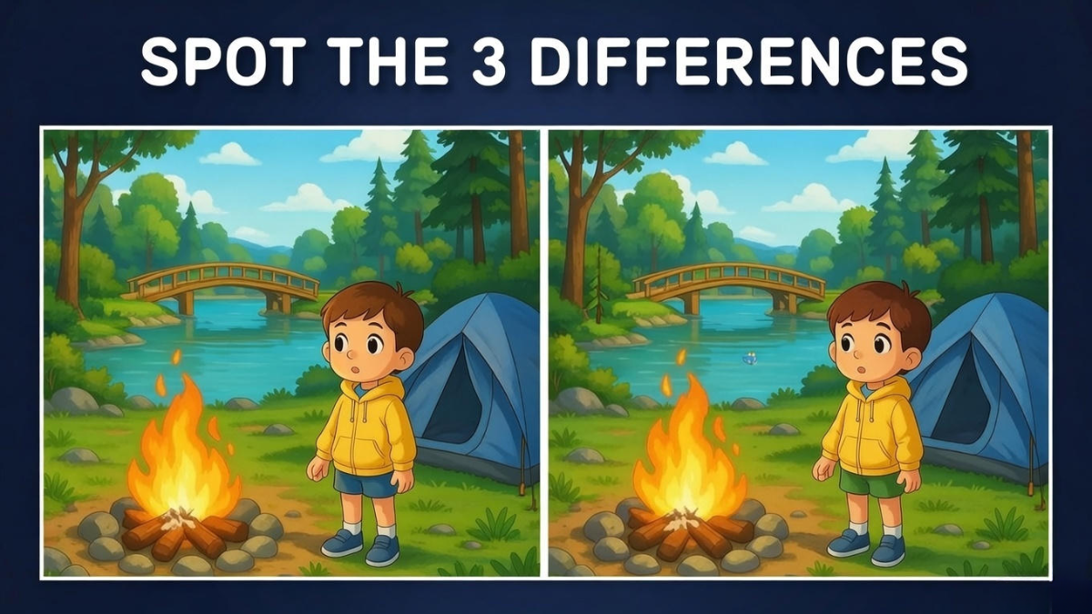 boy camping image puzzle